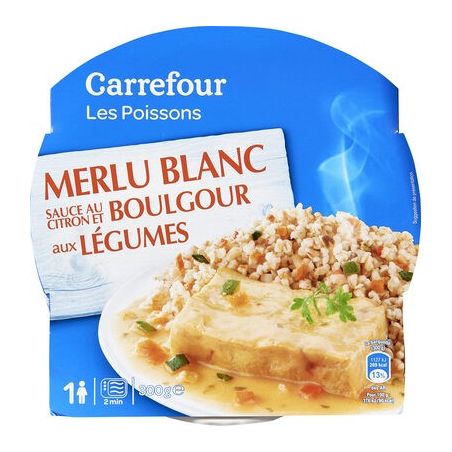 Carrefour 300G Merlu Sce Citron Boulgour