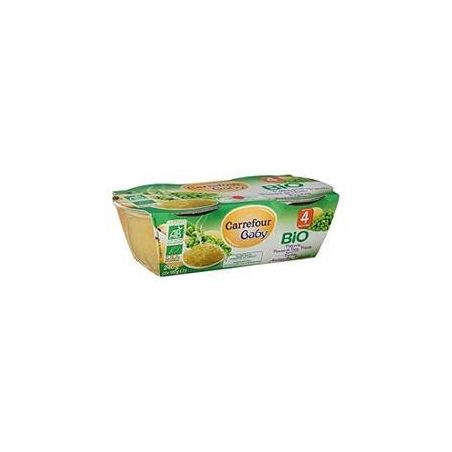 Carrefour Baby 2X120Gbol Petit Pois Bio Crf B