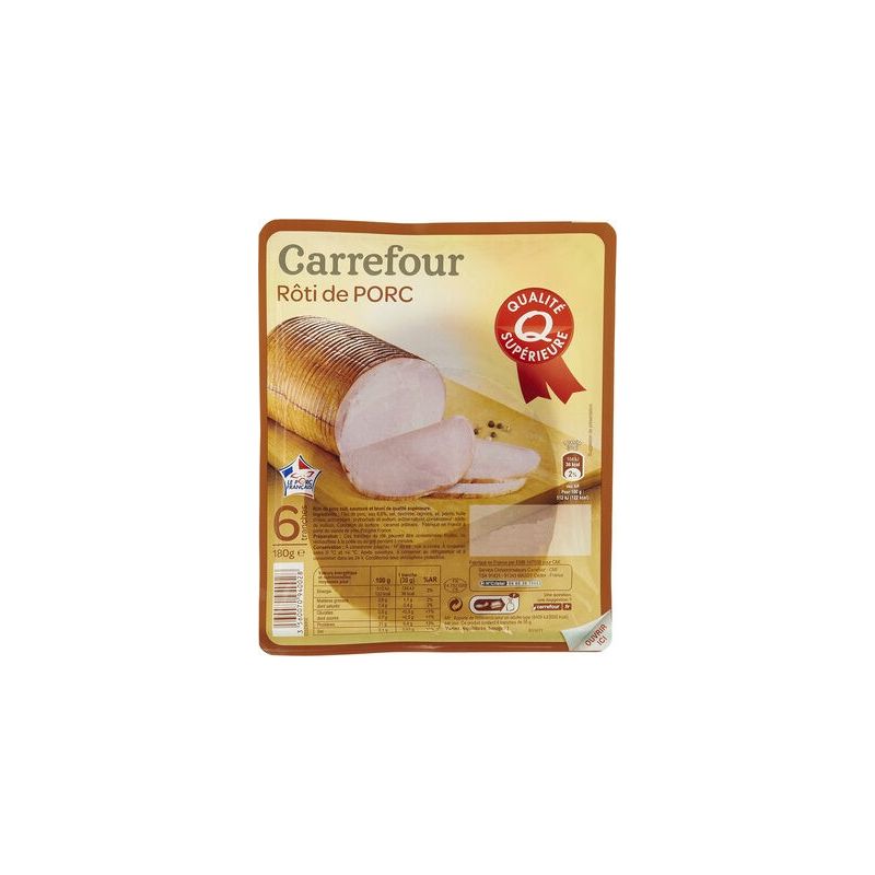Carrefour 180G 6T Roti De Porc Crf