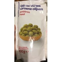 Pp Blanc 400G Olives Vertes Entières