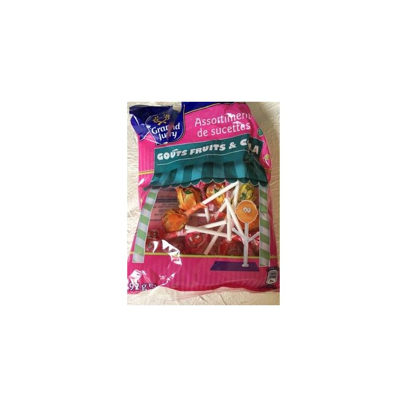 Grand Jury Saint 192G Sucettes Fruits/Cola