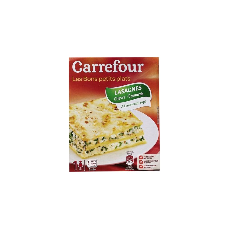 Crf Extra 350G Lasagne Chevre Epinard