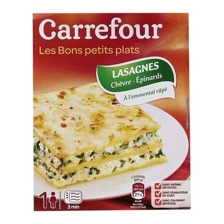 Crf Extra 350G Lasagne Chevre Epinard