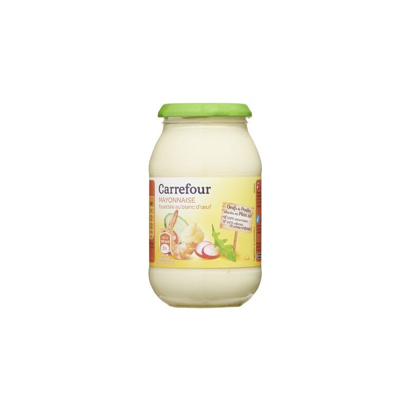 Carrefour Bocal Mayo Fouettee 474G Crf