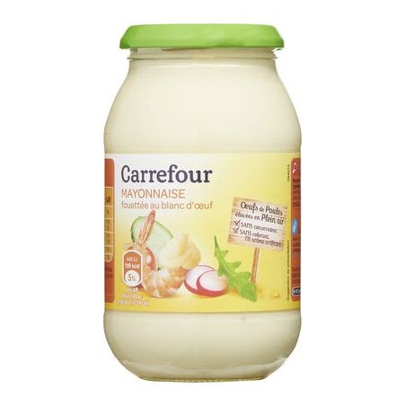 Carrefour Bocal Mayo Fouettee 474G Crf