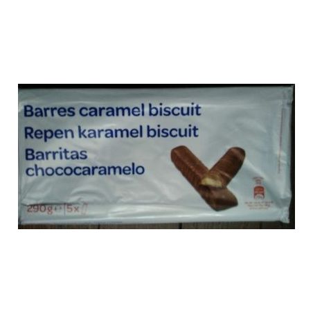 Pp Blanc 290Gr Barre Caramel Biscui Ppb