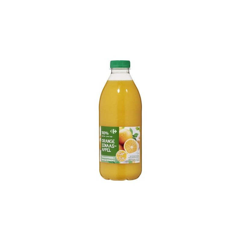 Carrefour 1L Pet Pur Jus D'Orange Crf