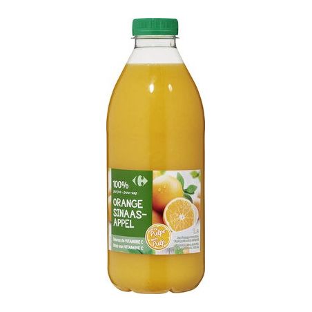 Carrefour 1L Pet Pur Jus D'Orange Crf