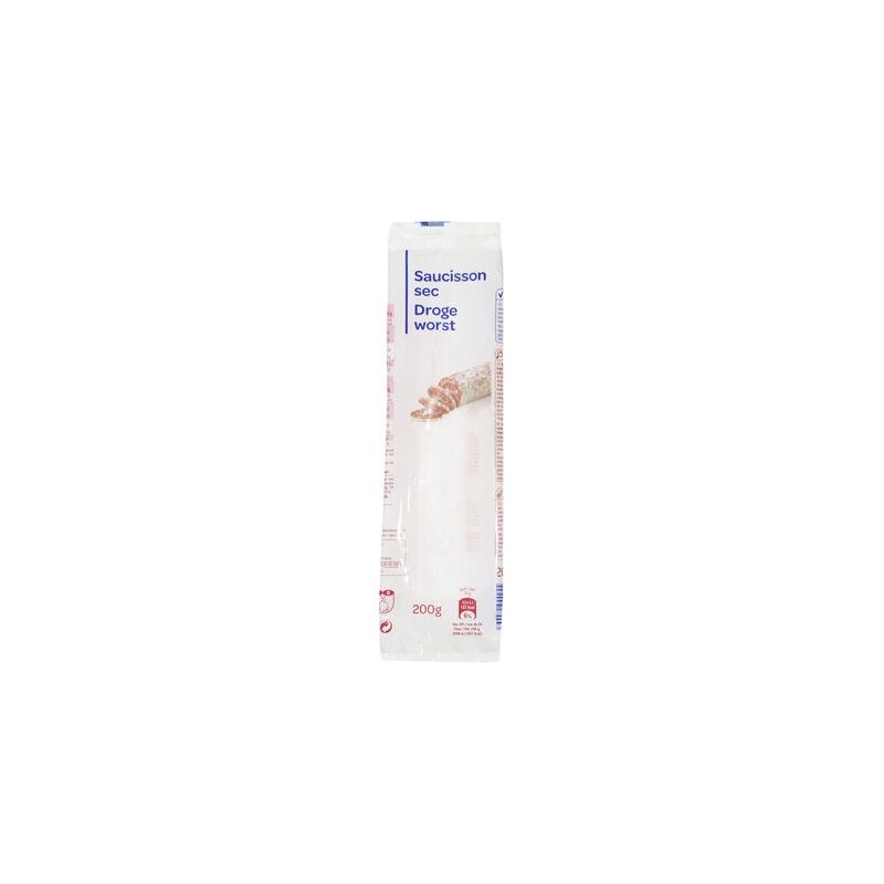Pp Blanc 250G Saucisse Droite