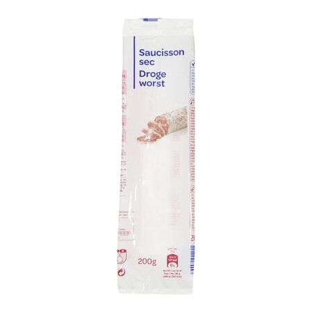 Pp Blanc 250G Saucisse Droite