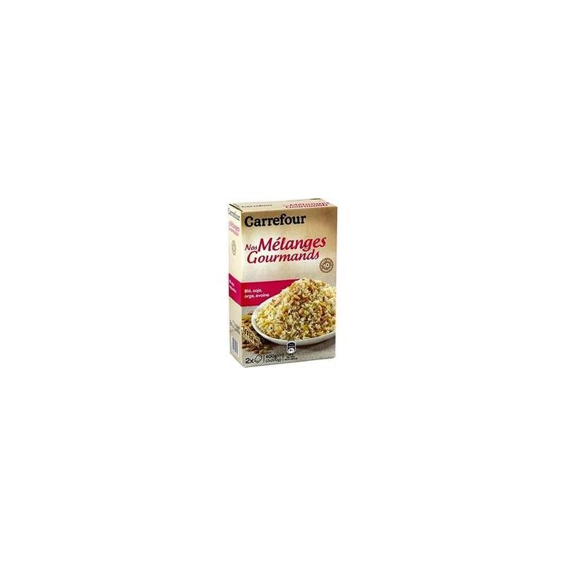 Carrefour 2X200G Mélanges Gourmands De Blé, Soja, Orge Et Avoine Crf