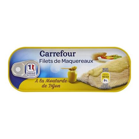 Carrefour 1/4 Filet Maquereaux Moutarde