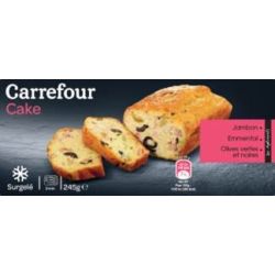 Carrefour 245G Cake Jambon Olives Crf
