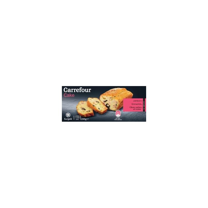 Carrefour 245G Cake Jambon Olives Crf