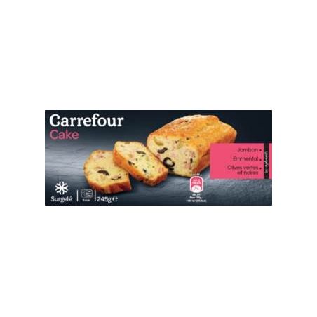 Carrefour 245G Cake Jambon Olives Crf