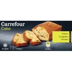 Carrefour 245G Cake Chev.Courg.Tomat.Crf