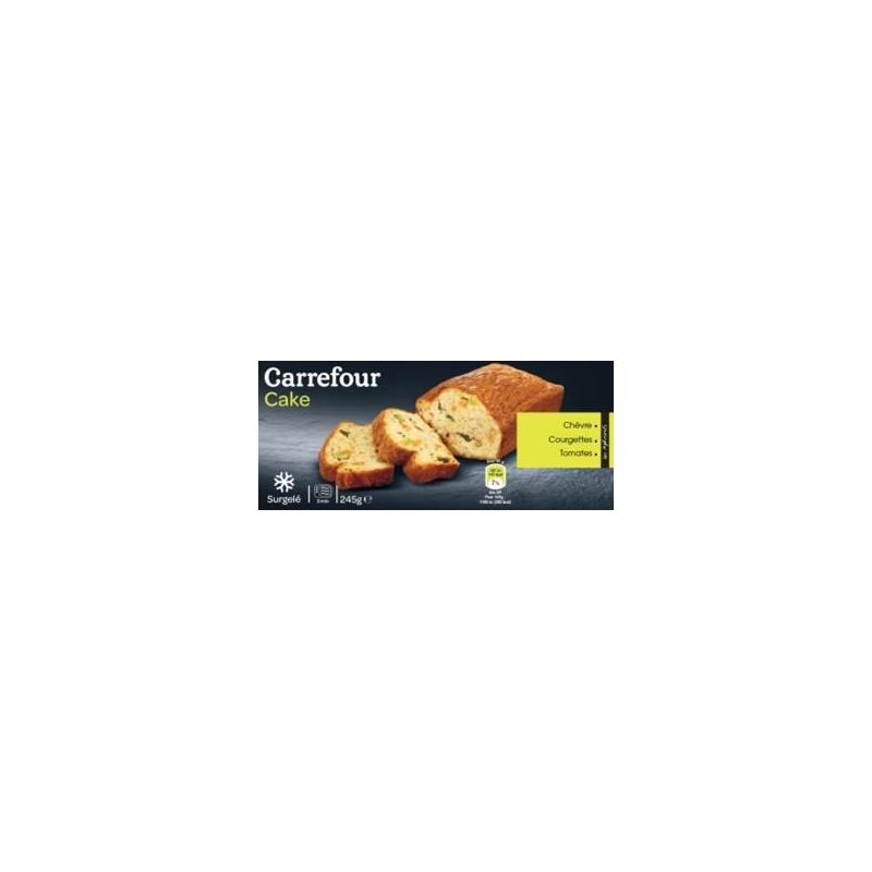 Carrefour 245G Cake Chev.Courg.Tomat.Crf