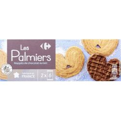 Carrefour 110G Biscuits Palmiers Au Chocolat Crf