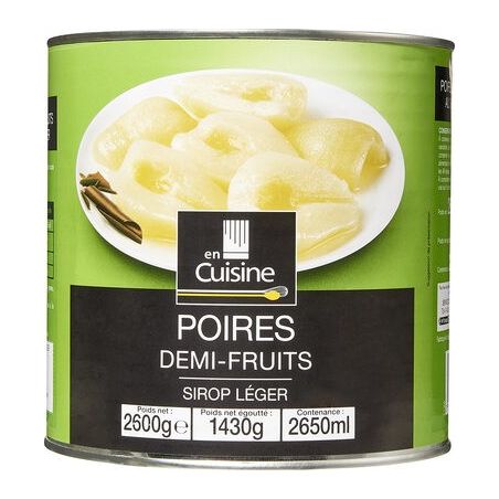 En Cuisine 3/1 Oreillons Poire Encuisine