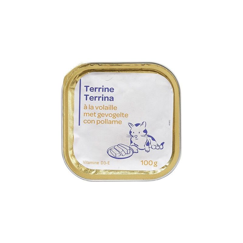 1Er Prix 100G Terrine Volaille Chat