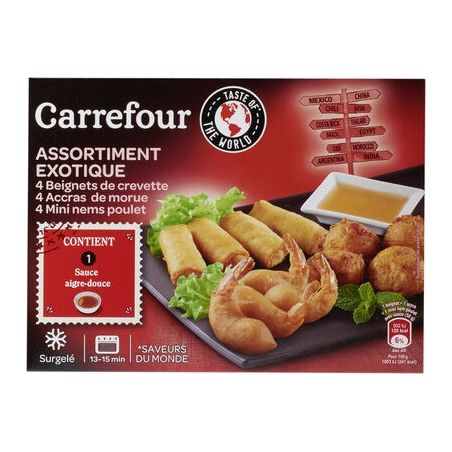 Carrefour Exotique 200G Assor.Exotiq.X12 Crf Exot