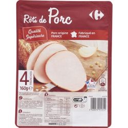 Crf Extra 160G Rôti De Porc X4 Tranches