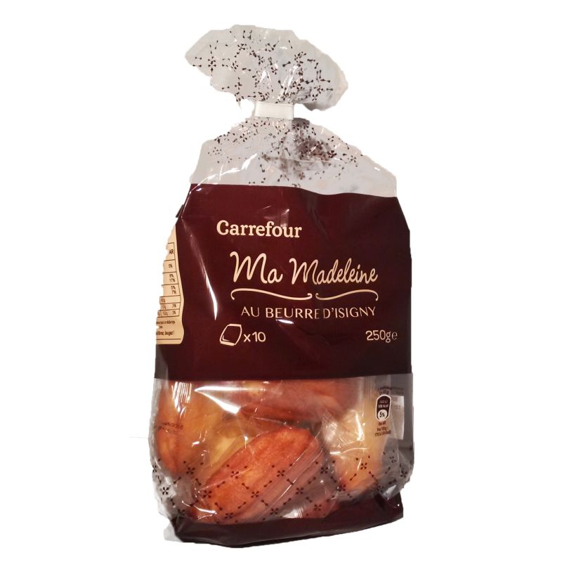 Carrefour 250G Madeleines Au Beurre D'Isigny Crf