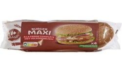 Carrefour 330G X4 Pain Maxi Burger Crf Classic