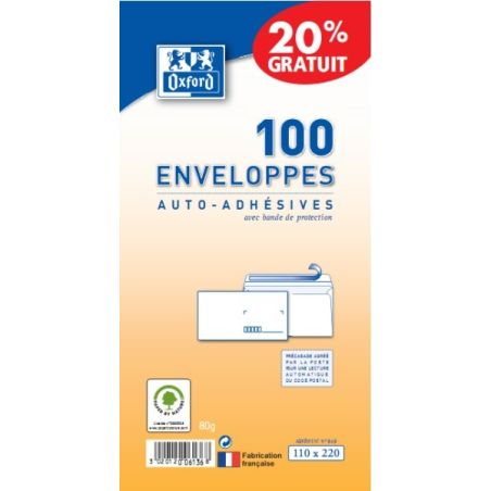 Oxford Oxf.100 Envelop. Adh.110X220