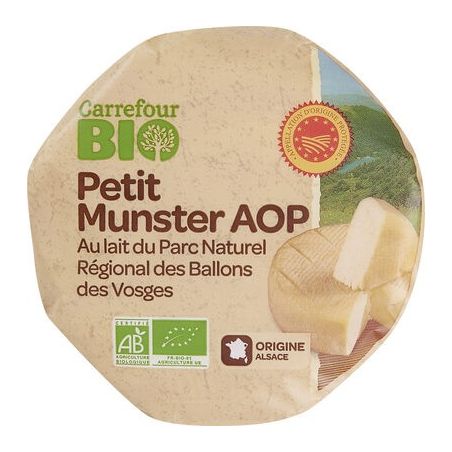 Carrefour Bio 220G Petit Munster Crf