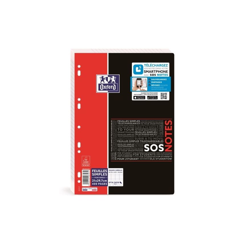 Oxford Oxf.F.M. A4 Perf.Seyes 400P