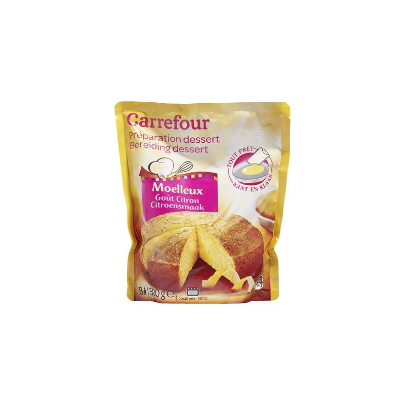 Carrefour 500G Pte Pour Moelleux Au Citron Crf