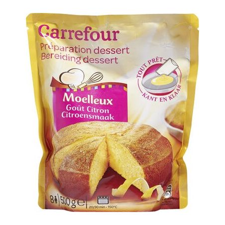 Carrefour 500G Pte Pour Moelleux Au Citron Crf