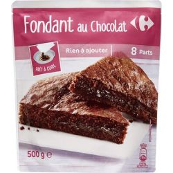 Carrefour 500G Fondant Au Chocolat Crf