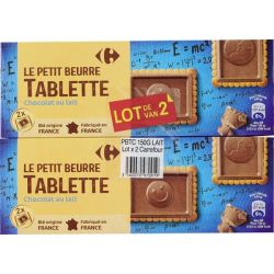 Carrefour 2X150G Biscuits Au Chocolat Lait Crf