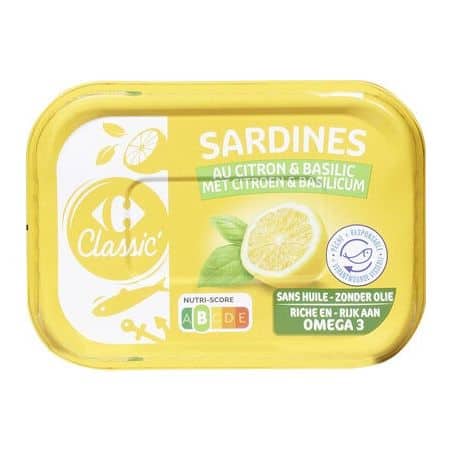 Crf Classic 1/5 Sardines Marinées Au Citron Et Basilic