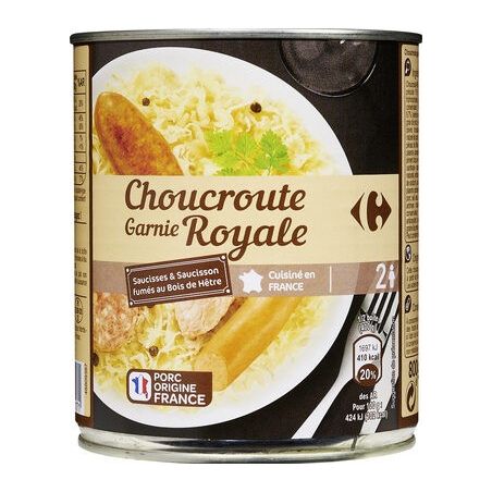 Carrefour 800G Choucroute Royale 4/4 Crf