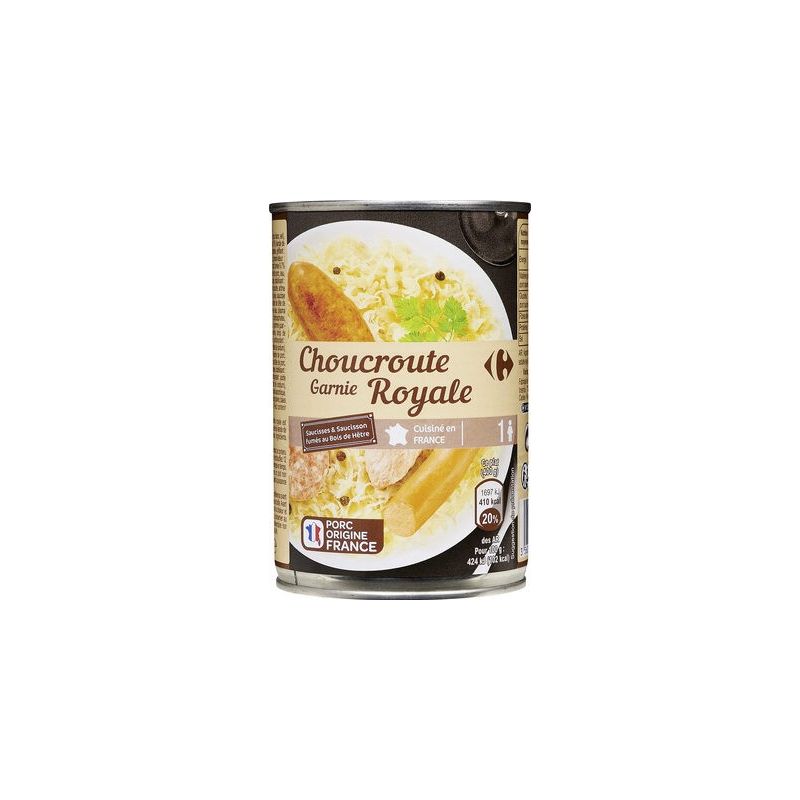 Carrefour 400G Choucroute Royale 1/2 Crf