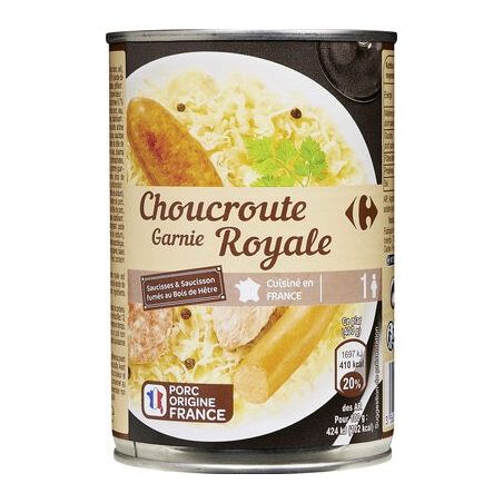 Carrefour 400G Choucroute Royale 1/2 Crf