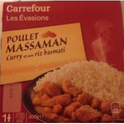 Carrefour 300G Poulet Massaman Curry/Riz