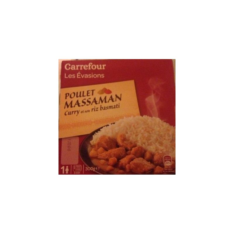 Carrefour 300G Poulet Massaman Curry/Riz