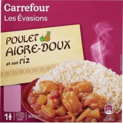 Carrefour 300G Poulet Aigre-Douce Et Riz