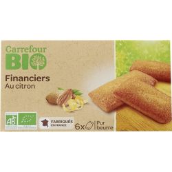 Carrefour Bio 150G 6 Financiers Citr.Bio Crf
