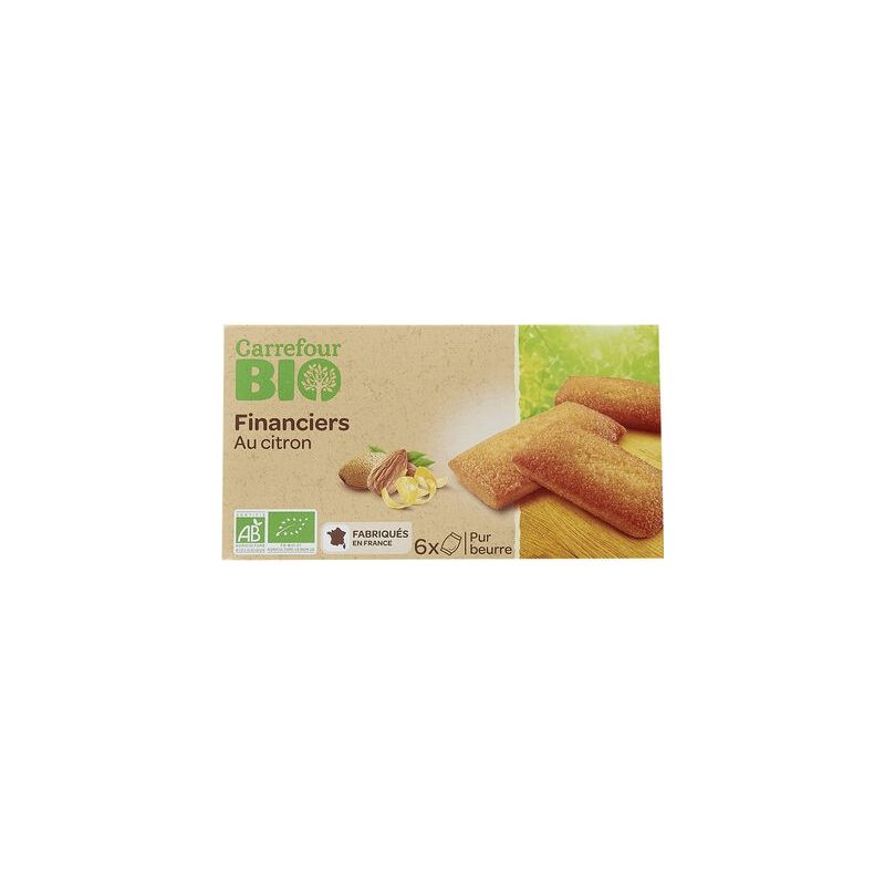 Carrefour Bio 150G 6 Financiers Citr.Bio Crf