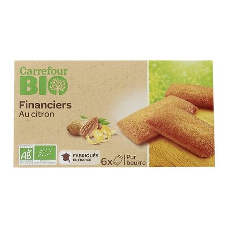 Carrefour Bio 150G 6 Financiers Citr.Bio Crf