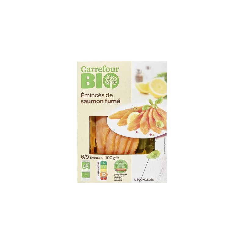 Carrefour Bio 100G Eminces S. Fume Crf