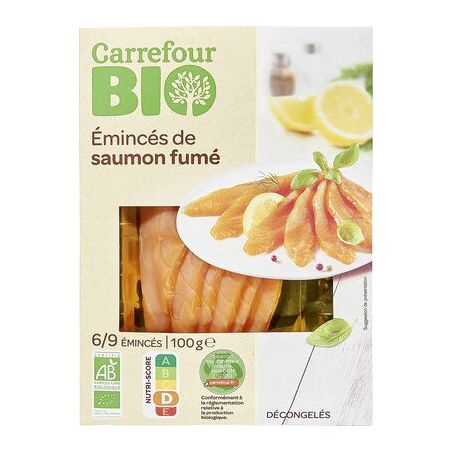 Carrefour Bio 100G Eminces S. Fume Crf