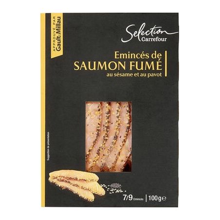 Carrefour Selection 100G Emincés De Saumon Fumé Crf