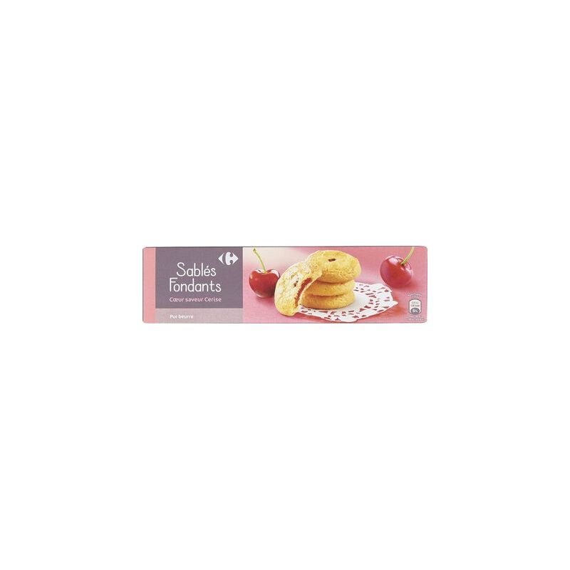 Carrefour 100G Sable Coeur Cerise Crf