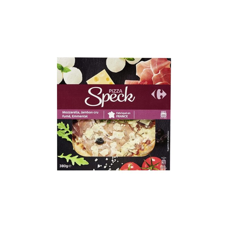 Carrefour 380G Pizza Speck